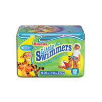Huggies Little Swimmers Disposable Swimpants, Unisex, Small, 16-26 Lbs - 12 Ea, 8 Pack